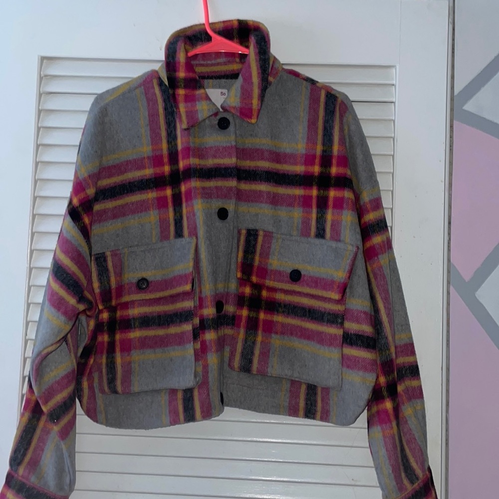 Colorful Flannel Jacket